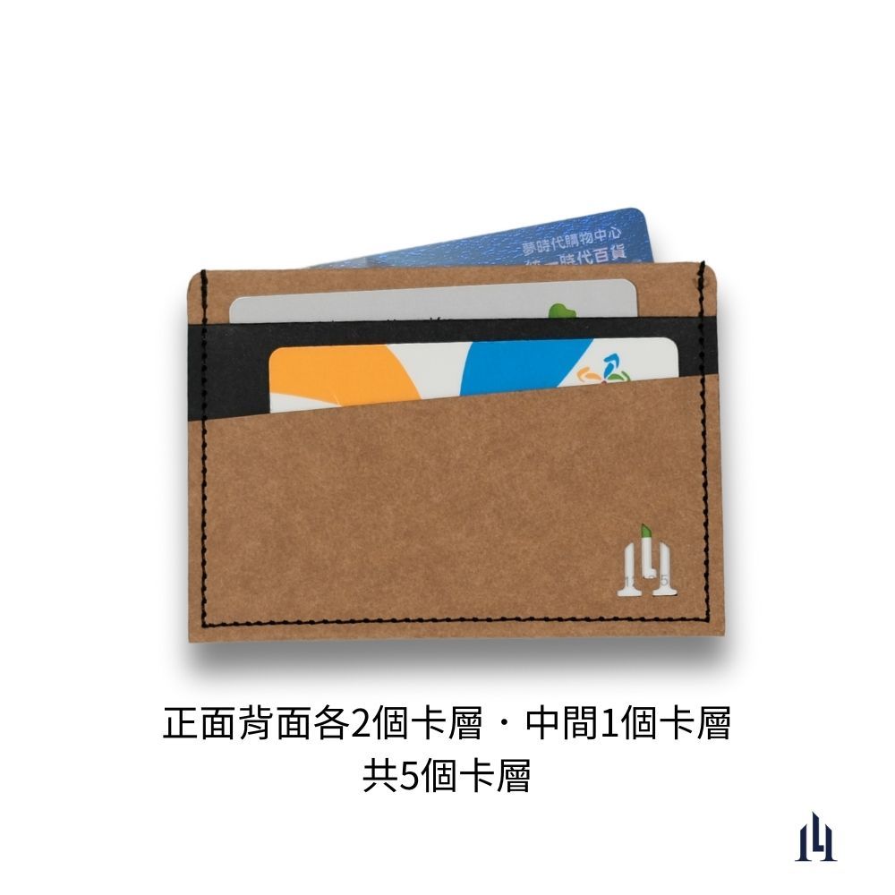 [LOGINHEART]全防護屏蔽感應卡夾 巧克棕黑 可客製 5卡層皆受屏蔽 防盜刷 防消磁 台灣製造獨家精品, , large
