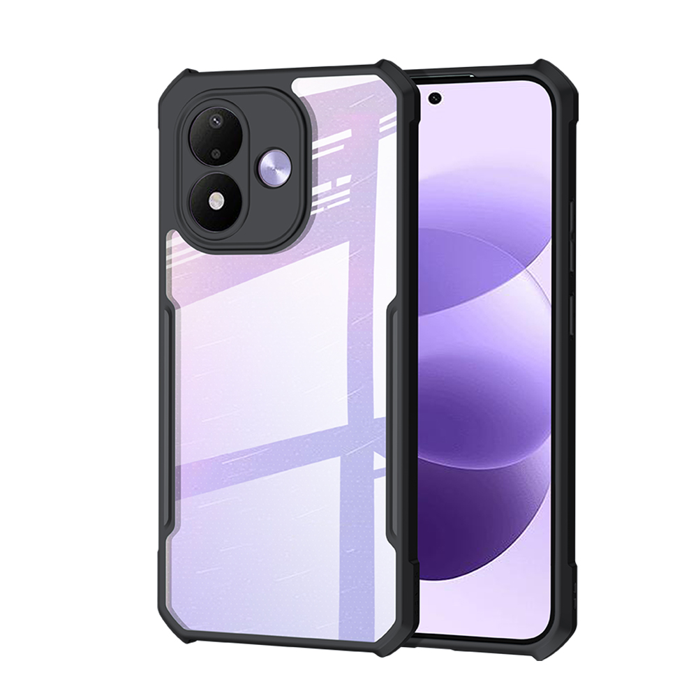 XUNDD訊迪 軍事防摔 紅米Redmi Note 17 5G/4G 鏡頭全包覆 清透保護殼 手機殼(夜幕黑), , large
