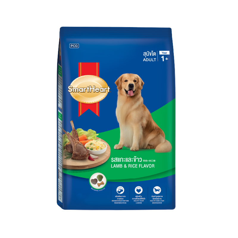SmartHeart Dry Dog Food-lamb and rice Fl, , large