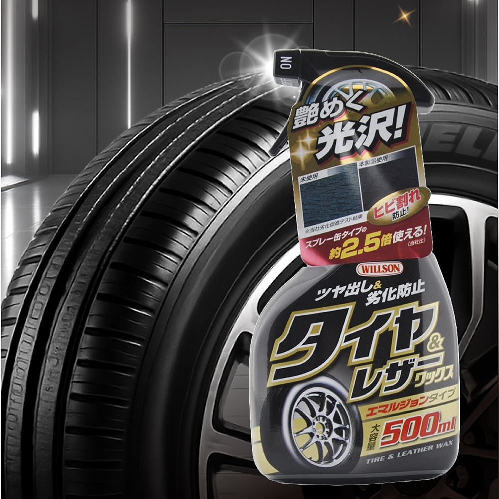 Tire synthetic leather gloss agent, , large