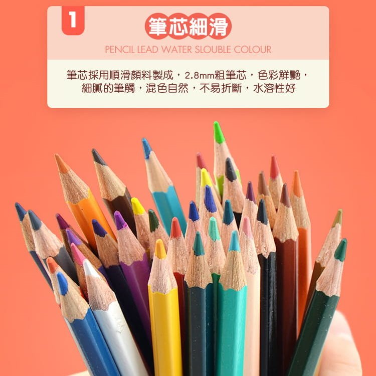 【德國天鵝STABILO】STABILOaquacolor 水彩樂水溶性色鉛筆 鐵盒12/24/36色鐵盒-12色(ST1612-5), , large