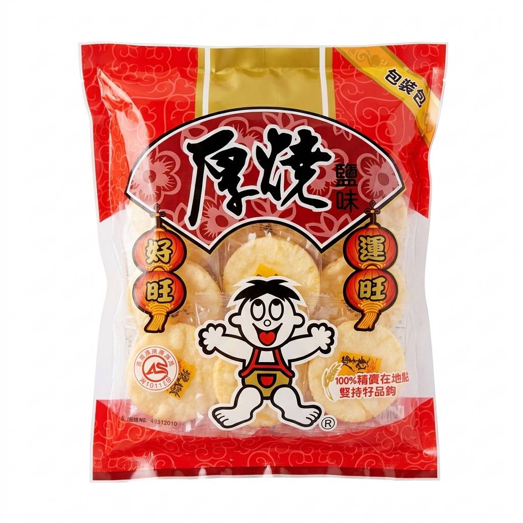 【普渡拜拜】旺旺 厚燒系列 厚燒鹽味250G, , large