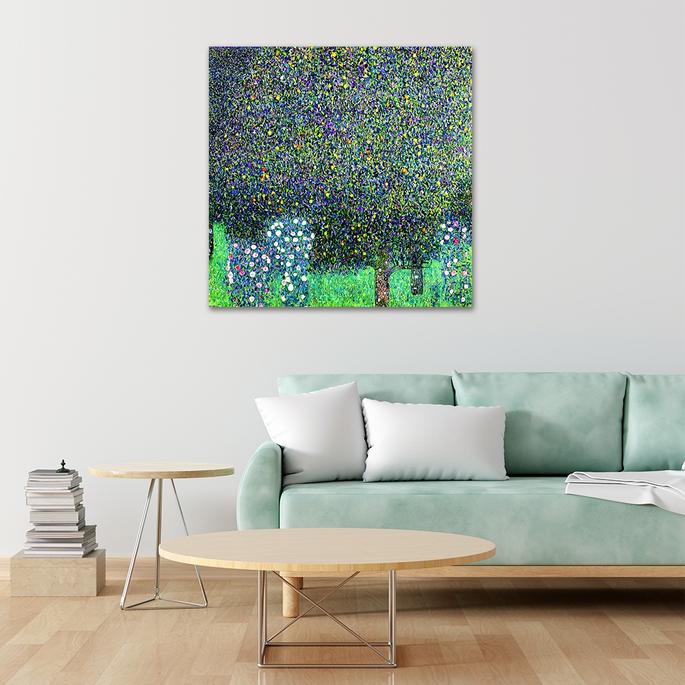【御畫房】花園 國家一級畫師手繪油畫80&times;80cm(VF-174), , large