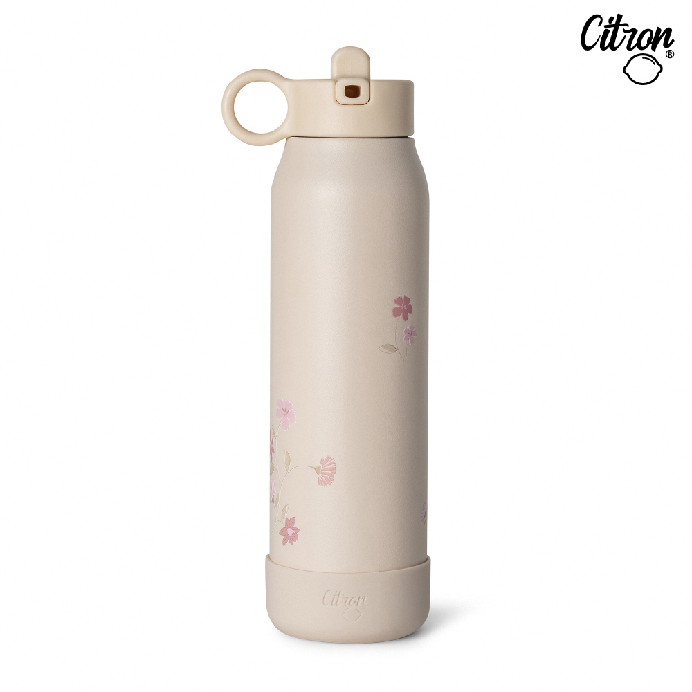 官方直營【Citron】三層保溫瓶_350ml_典雅花卉, , large