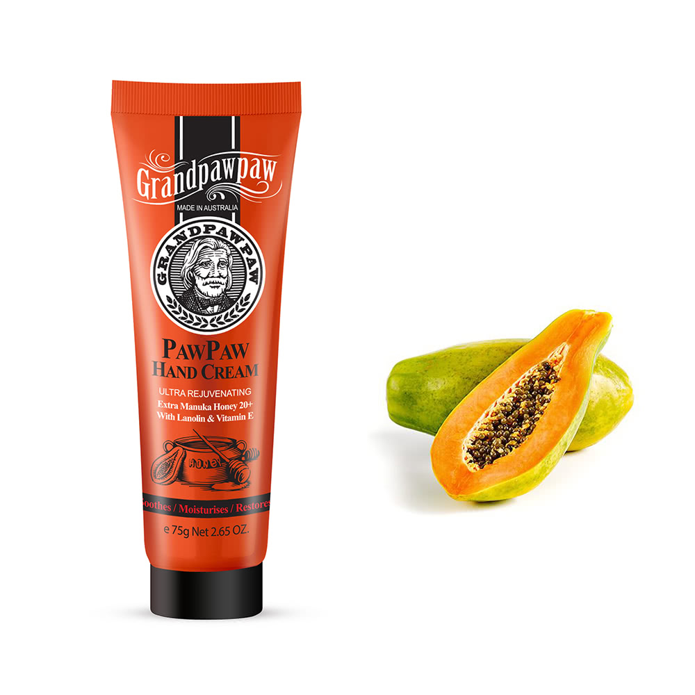 【澳洲Grandpawpaw 】木瓜護手霜含綿羊油曼努考蜂蜜20+(2入組 75g/條), , large