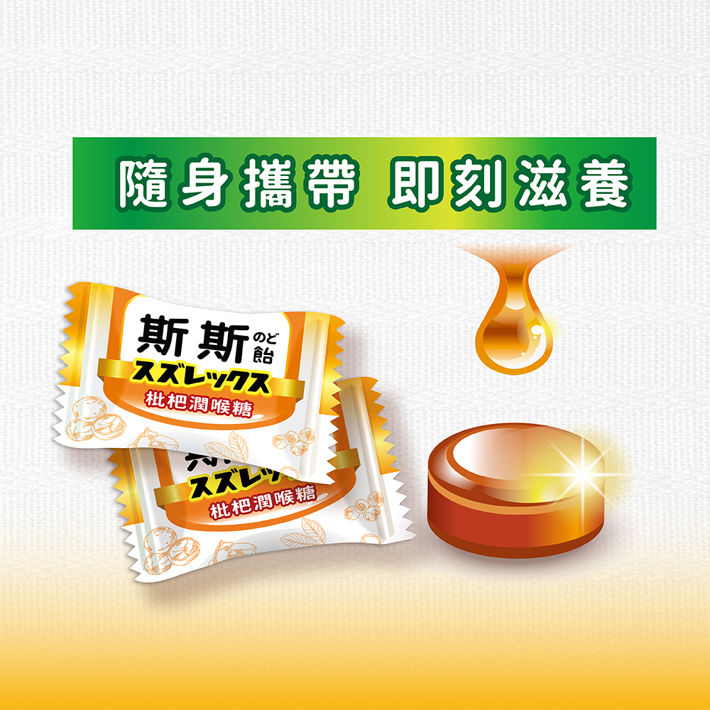 【五洲生醫】斯斯枇杷潤喉糖 量販包(72.5g/5入), , large