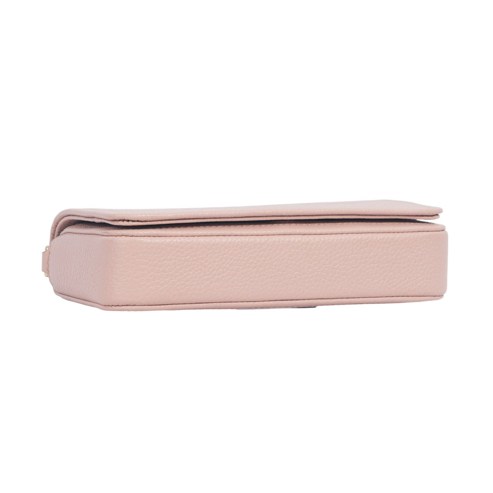 MARC JACOBS 粒面皮革迷你斜背包WOC/手拿包/玫瑰粉, , large