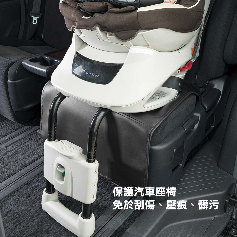 [威力車坊]【BONFORM】4122-92BK 皮革座椅防汙保護墊 ISOFIX適用, , large