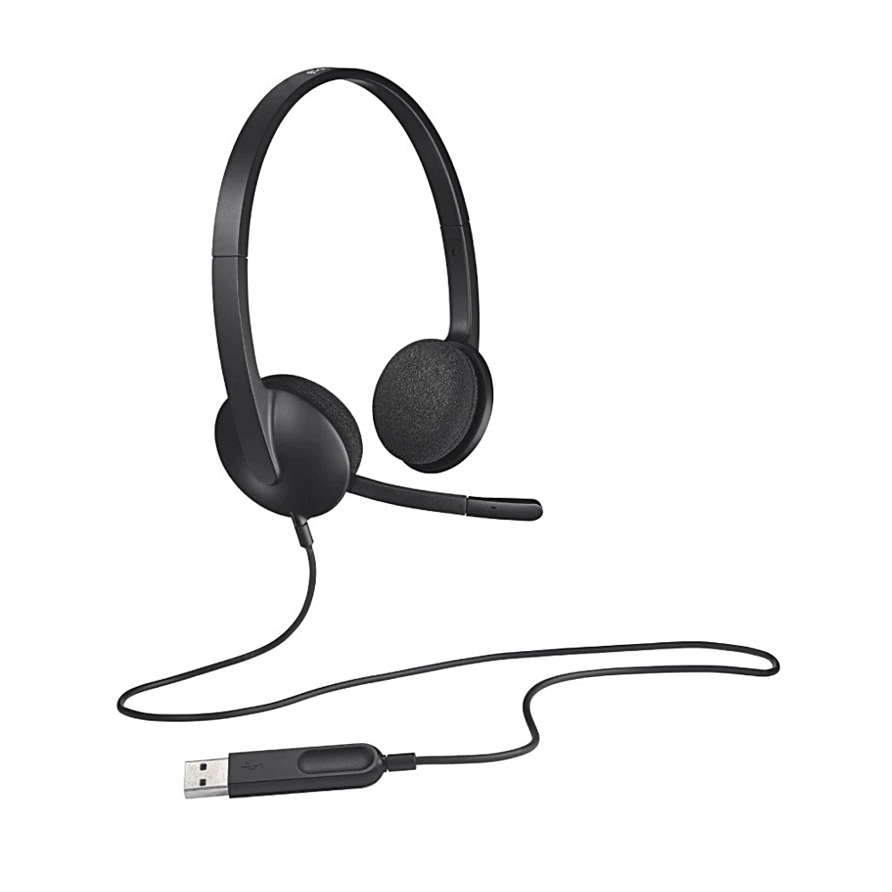 【 Logitech 羅技 】H340 USB 耳機麥克風, , large