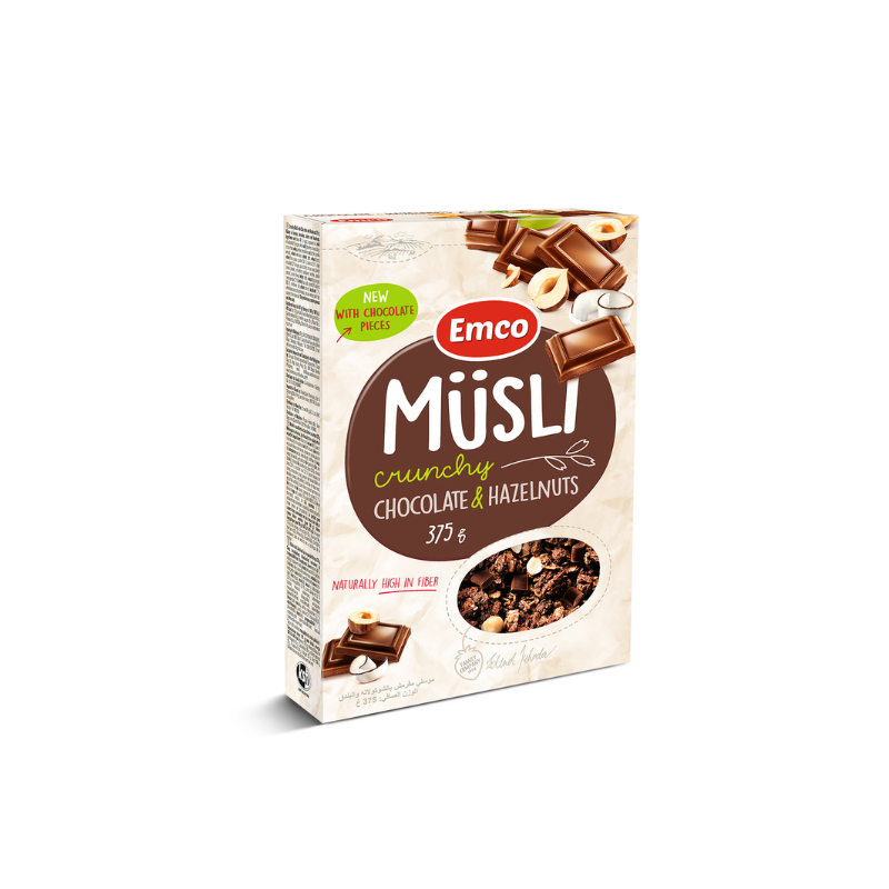EMCO Musli chocolate  hazelnuts, , large