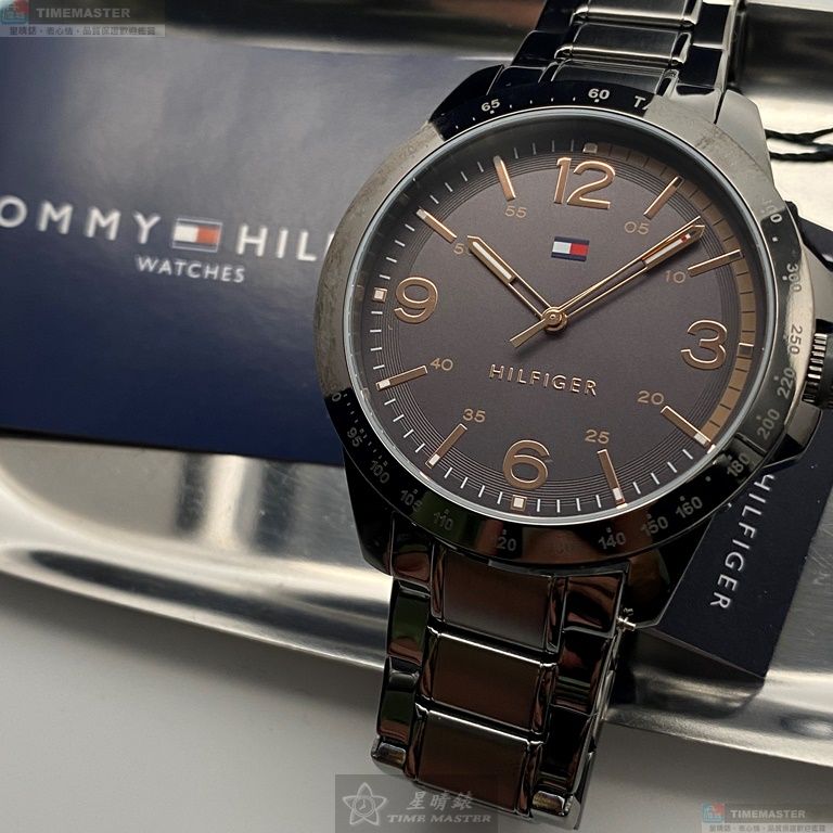 [星晴錶業]TommyHilfiger手錶,46mm,TH00039槍灰色錶面槍灰色錶殼槍灰色精鋼錶帶款, , large