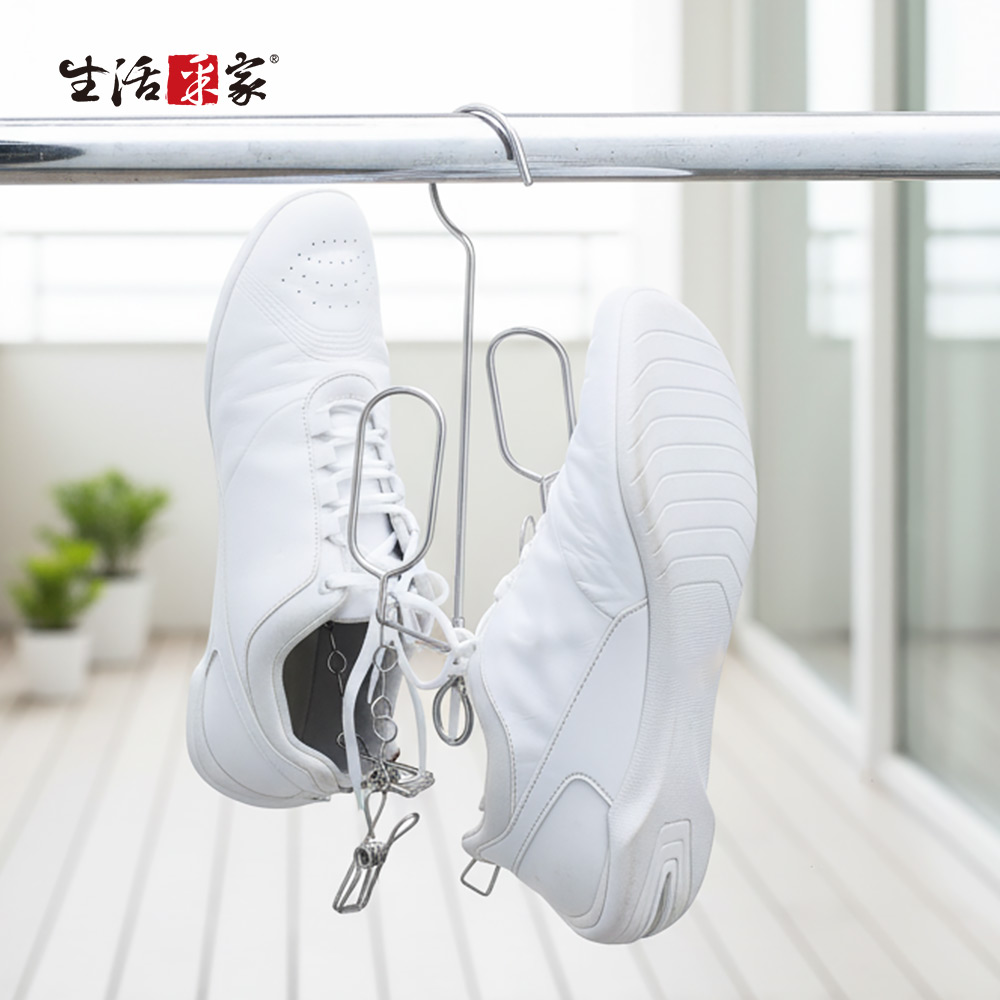 SHCJ 旋轉式曬鞋架 台灣製SUS304 各式鞋款 晾曬風乾 通風晾曬 吊掛鞋架, , large