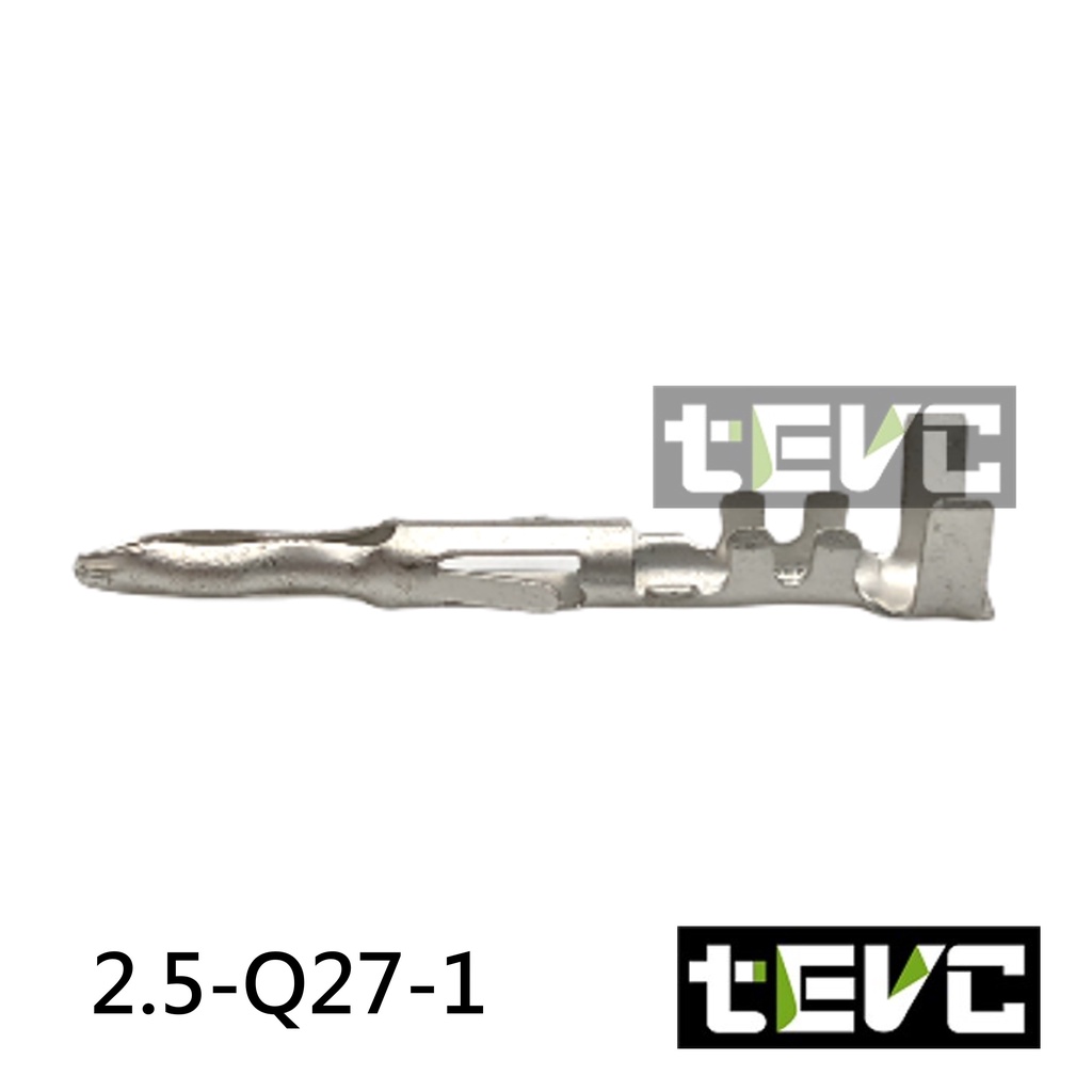 《tevc》2.5 端子 對插端子 壓線端子 插簧 冷壓端子 接線端子 插片 連結器 PIN 接頭端子 Q27 Q28, , large