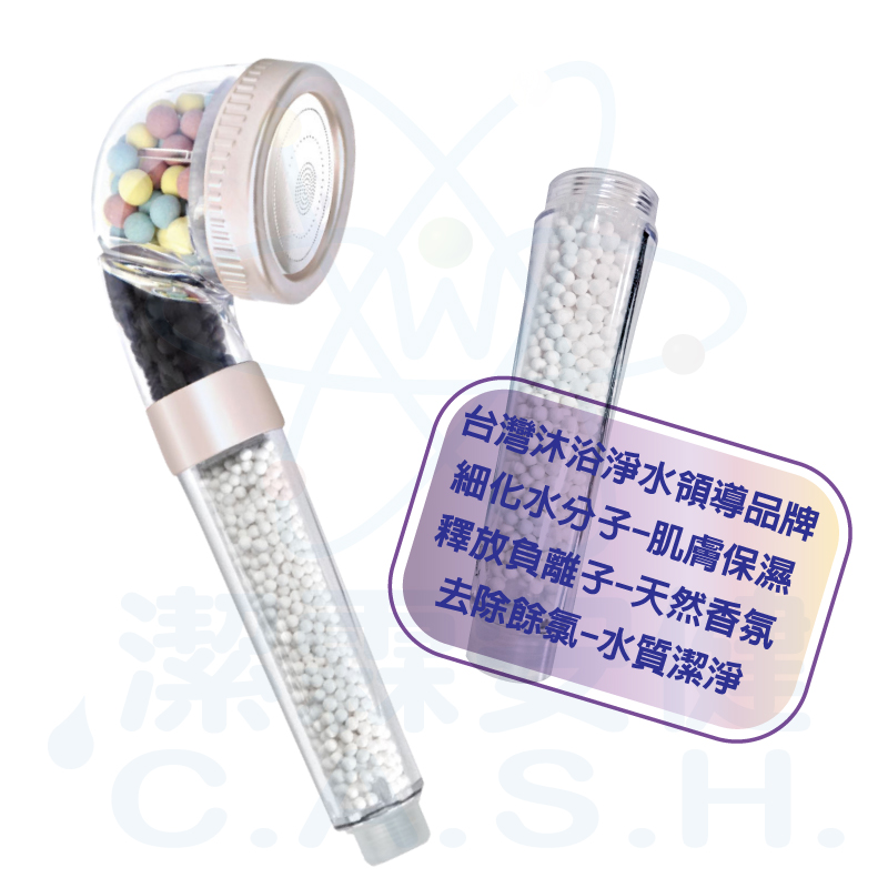 Jielin Anjian Negative Ion Beauty and Health Shower Device - Yanmei Silver - Budget Set, , large