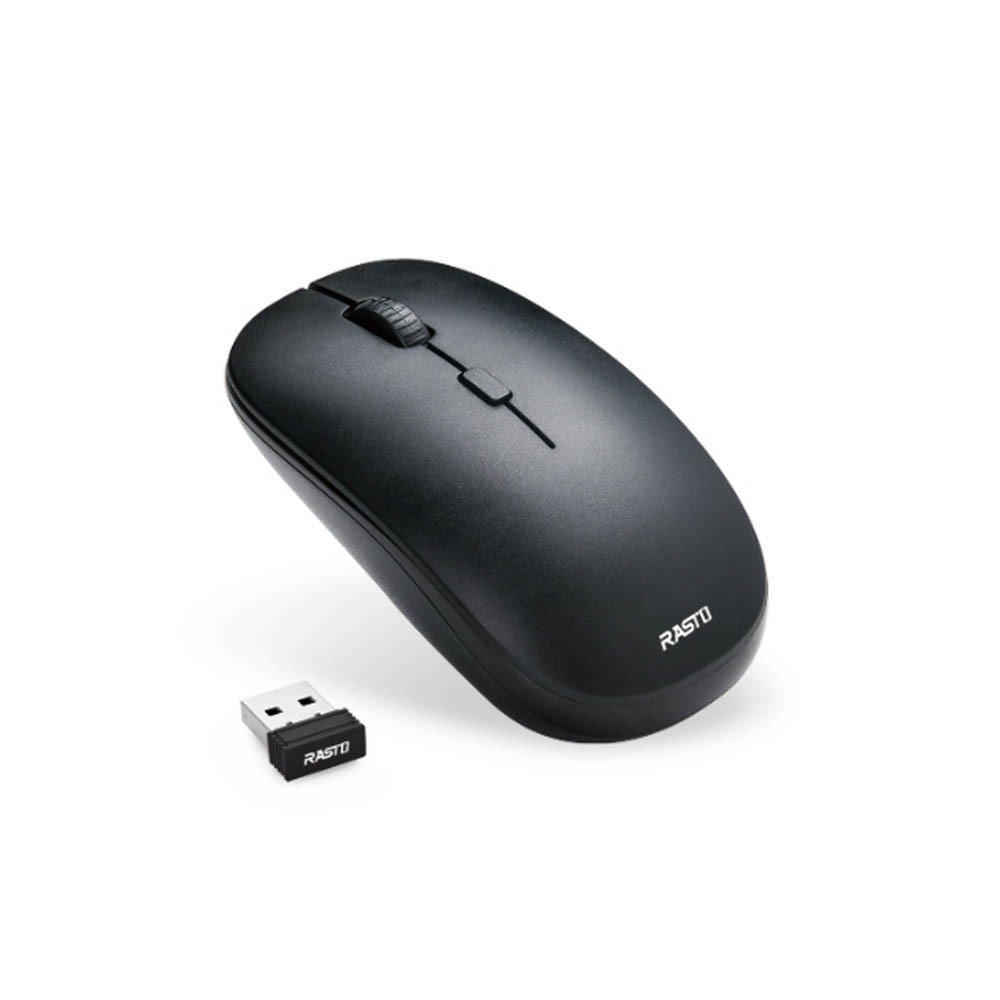 RASTO RM27 Four-button DPI switching ultra-quiet wireless mouse Silent design anti-interference and easy control, , large