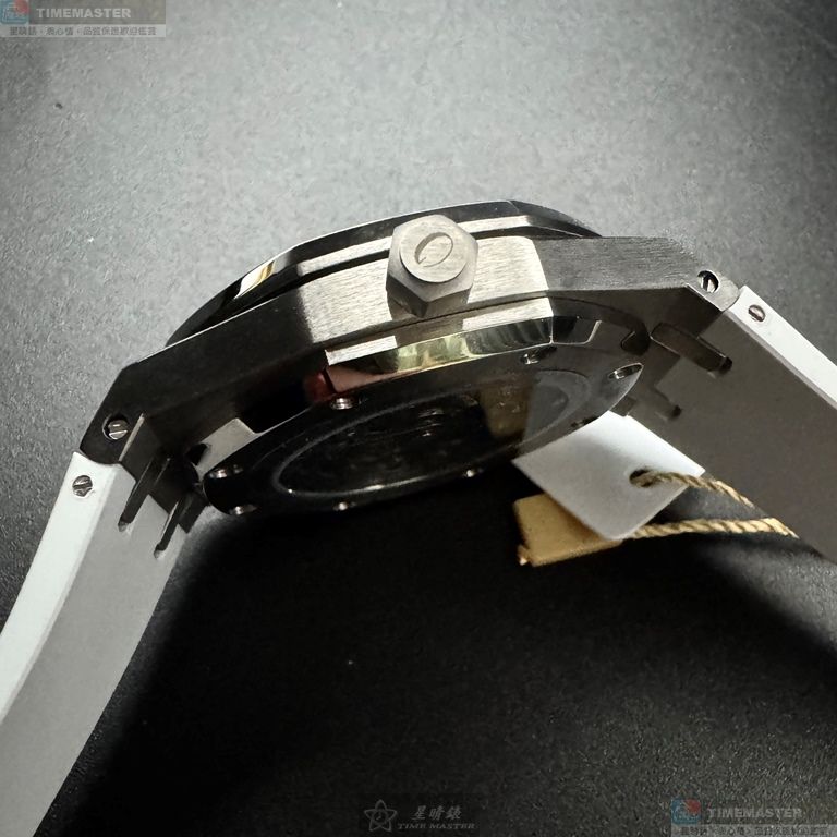 [星晴錶業]GEYA手錶,42mm,G78036GWWW雙面機械鏤空錶面銀錶殼白矽膠錶帶款, , large