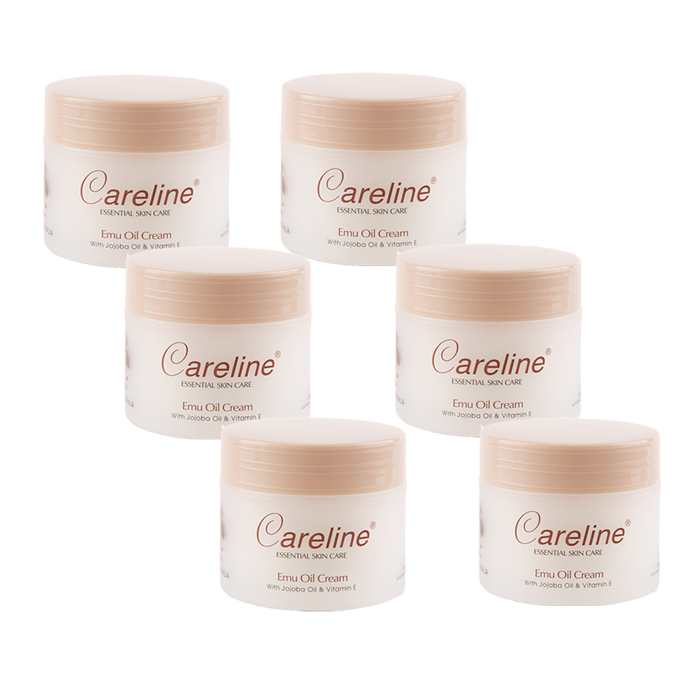 澳洲 Careline 鴯鶓油綿羊霜含荷荷芭油及維他命E (6入組 100ml/罐), , large