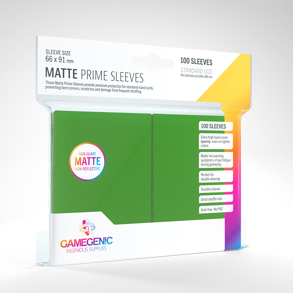 【Asmodee】高級磨砂牌套(多種顏色) Gamegenic Matte Prime Sleeves, , large