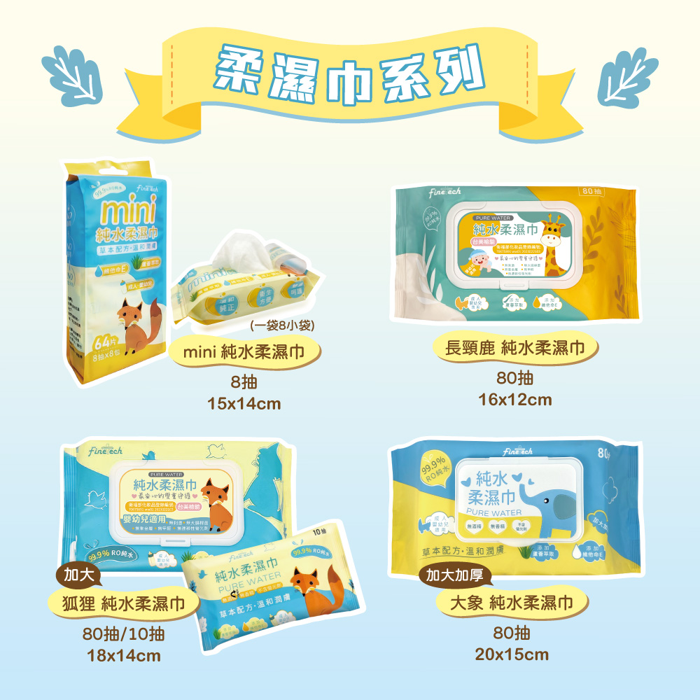 wet wipes (80 wipes per pack, 24 packs per case), , large