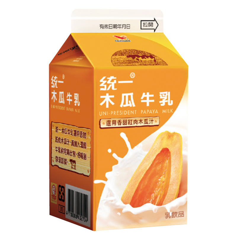 統一木瓜牛奶478ml, , large
