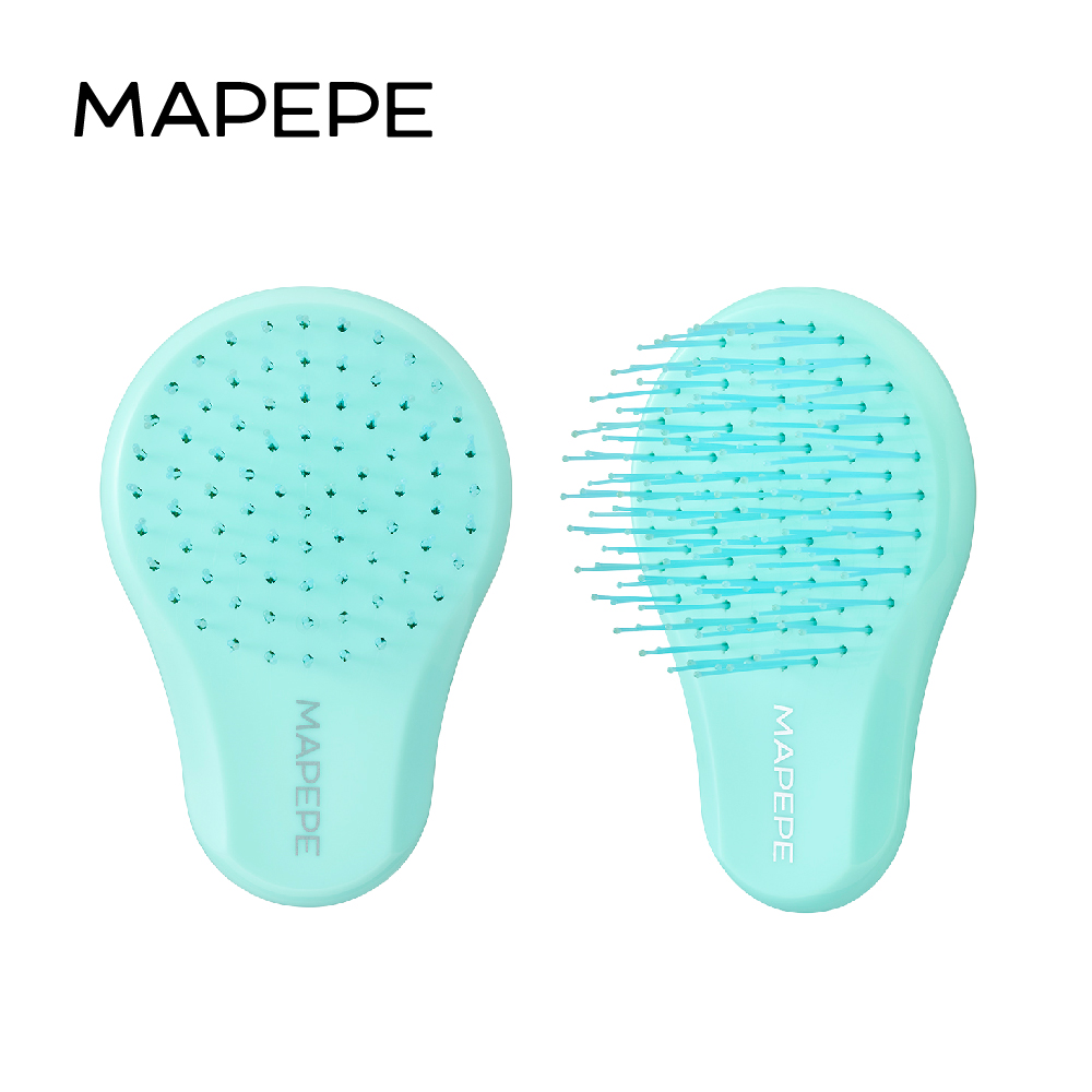【千康嚴選】Mapepe 不糾結順髮梳(攜帶型)-薄荷冰, , large