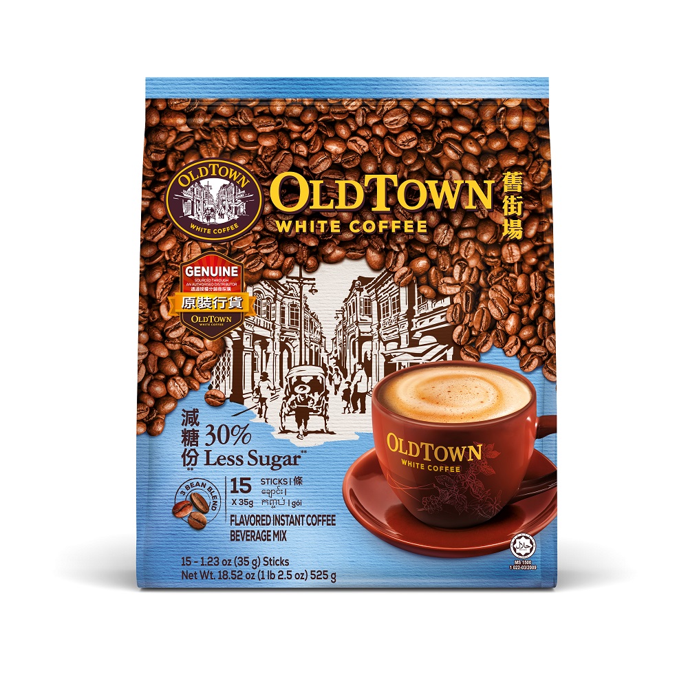 OldTown 3in1 Less Sugar White Coffee, , large