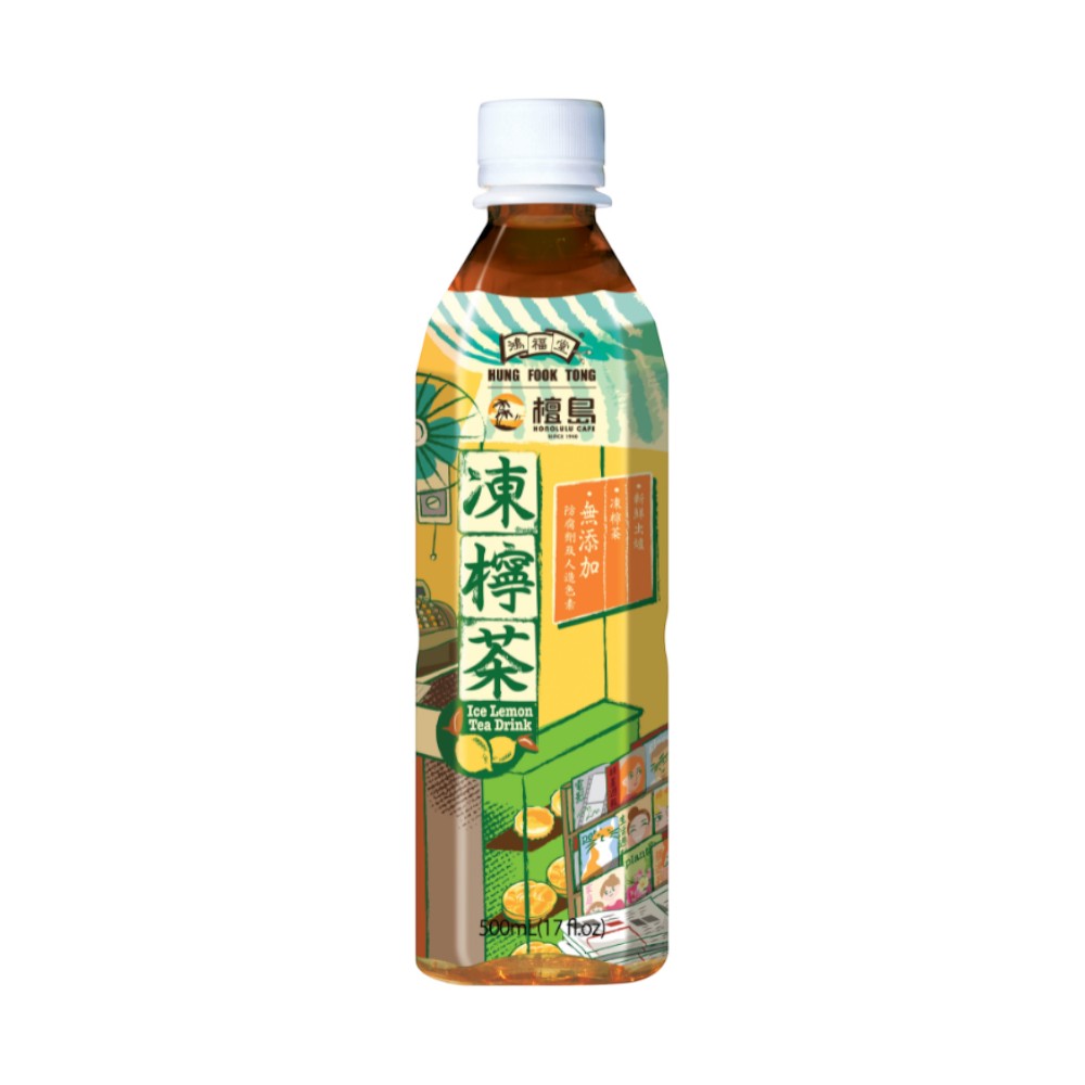 鴻福堂凍檸茶500ml, , large