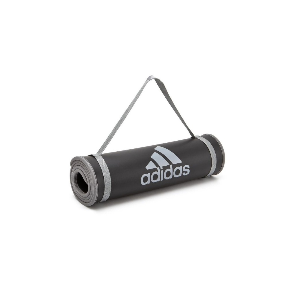 ADIDAS 專業加厚訓練運動墊 瑜珈墊 加厚瑜珈墊 運動瑜珈 專業瑜珈 ADMT-12235 【樂買網】, 黑灰框, large
