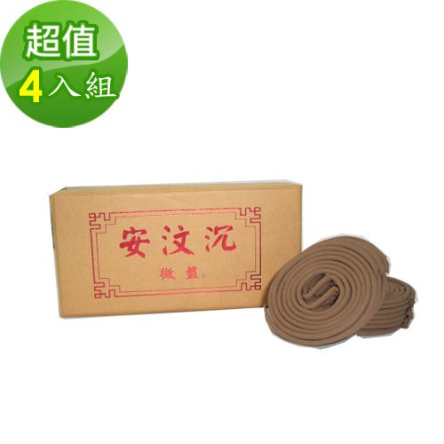 【金發財香品】特級水沉之安汶沉盤香微盤2H(4入組-盤香系列), , large