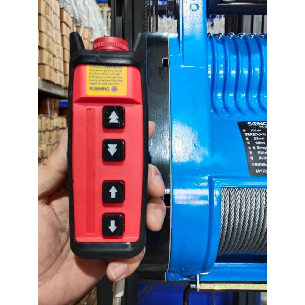 WIN五金 松盈牌 song win 18V ENX-300NB(單主機)充電式小金剛 充電式電動吊車 18V高樓小吊車 電動絞盤 通用牧田, , large
