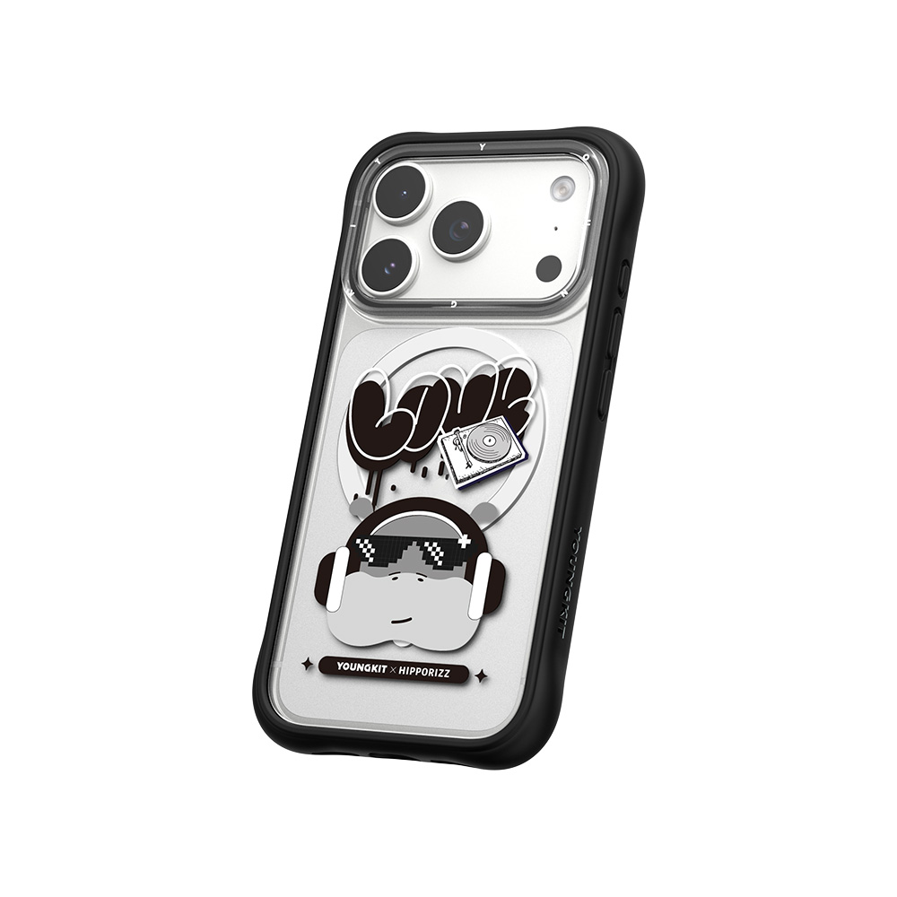 【HIPPORIZZ】iPhone 17 Pro Youngkit Swapit 嘻哈河馬矽膠磁吸保護殼, , large