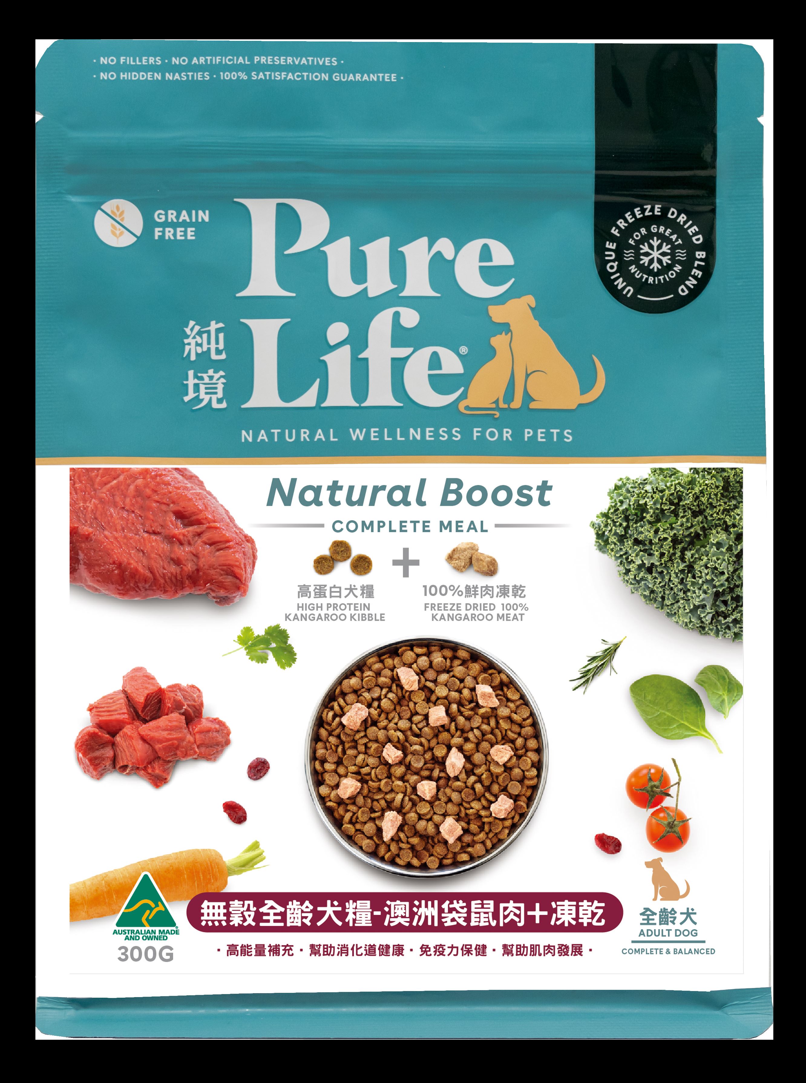 【拉拉寵物小舖】澳洲 純境 狗飼料 無穀 單一肉源, , large