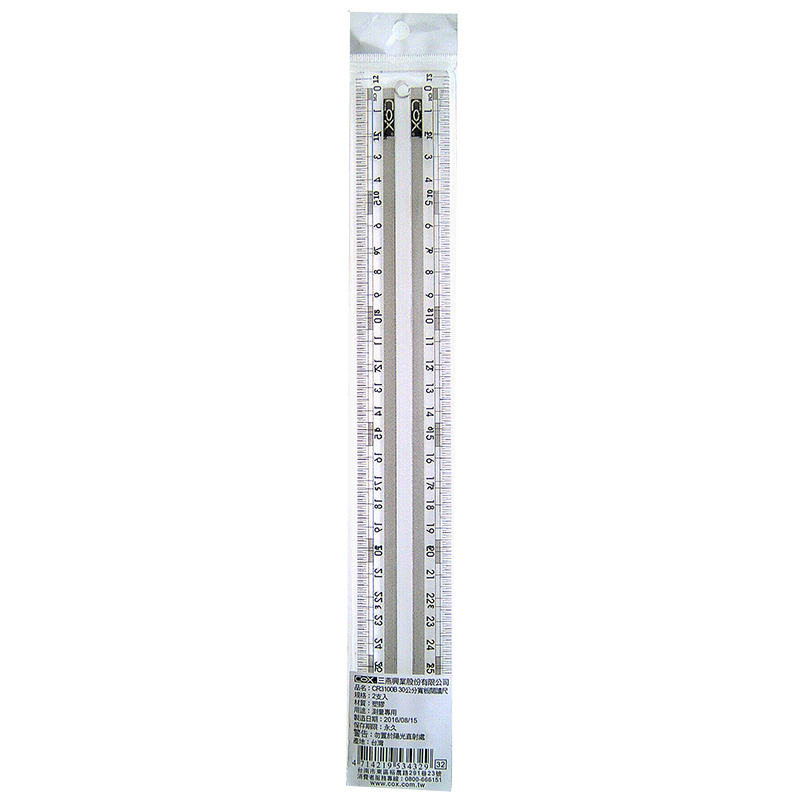 CR-3100 ruler 30cm2入, , large