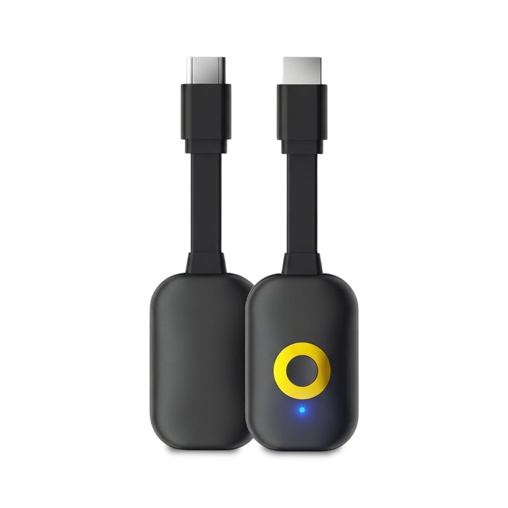 [10th Gen Warm Round] Extraordinary Image Quality Dual-Band 5G HDMI Wireless Video Mirroring Device (Obsidian Black), , large
