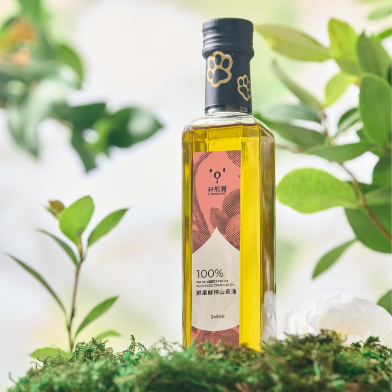 [ZI XIONG BAO CAMELLIA OIL] FRESH SEEDS FRESH SQUEEZED CAMELLIA OIL 245mlx 2 bottles, , large