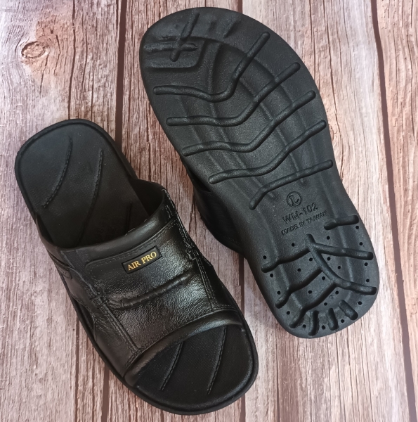[e shoe store] Taiwan-made PVC waterproof non-slip slippers Plastic waterproof slippers Men's 26CM, , large