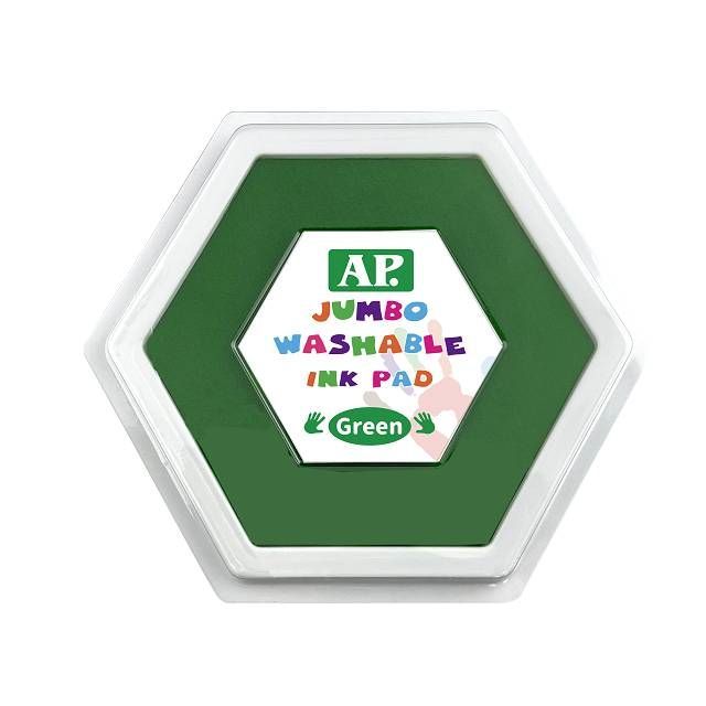 普思AP  大六角水性印台(WS09)  安全無毒 多色橙WS09-02, , large