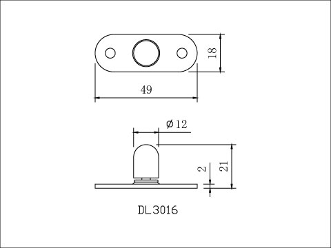 【協進五金】8號一字下止(短) 鎳+黑色輪, , large