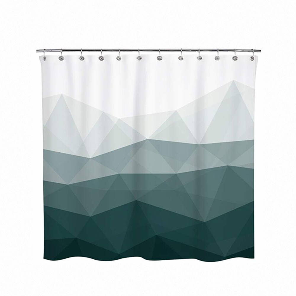geometric-waterproof-shower-curtain, , large
