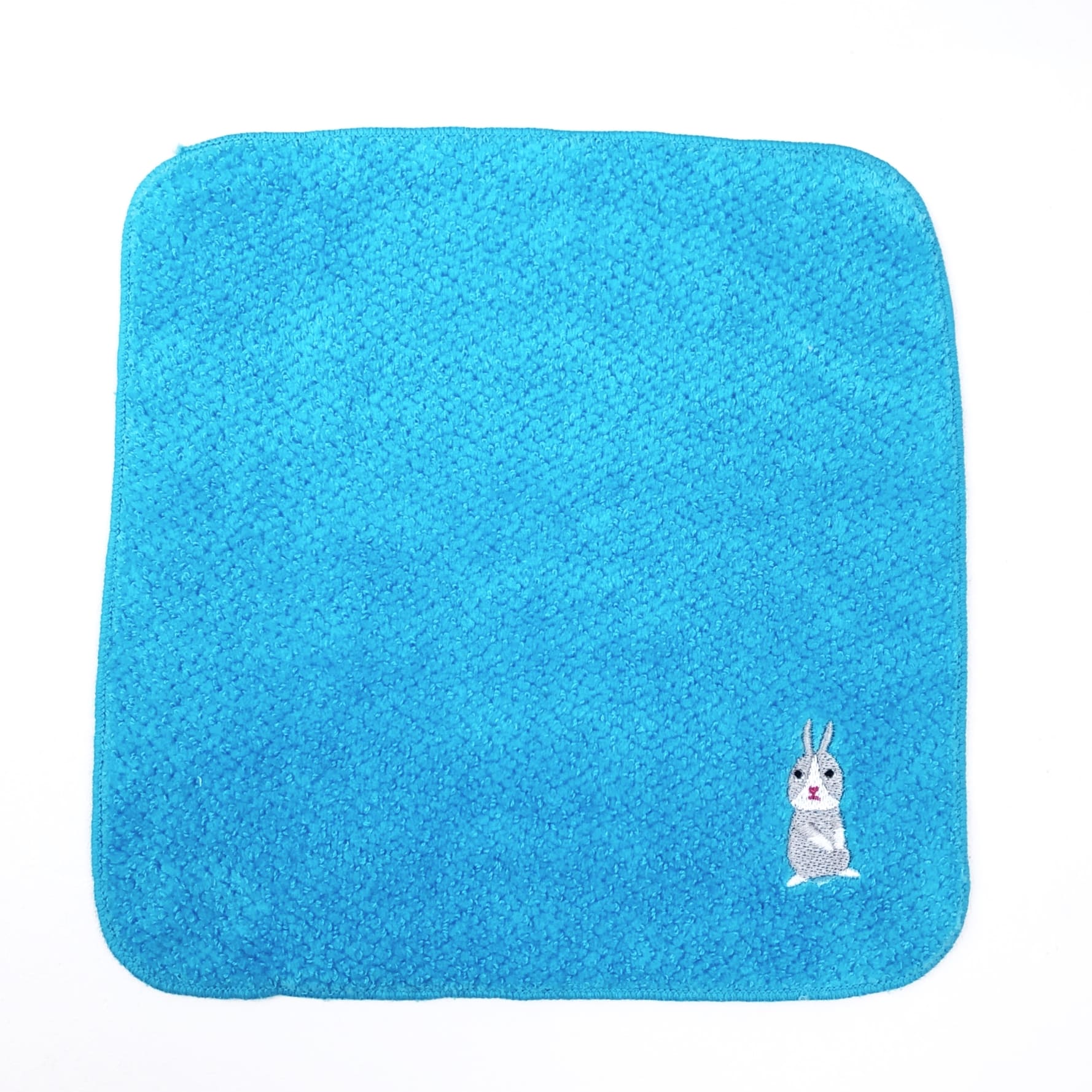embroidered towel animal rabbit, , large