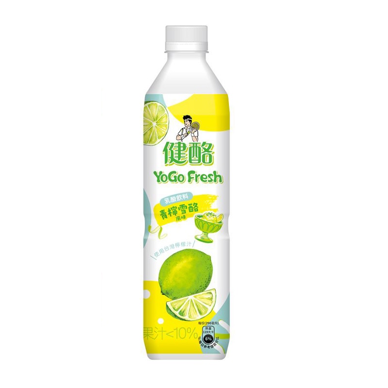健酪乳酸飲料 青檸雪酪580ml, , large