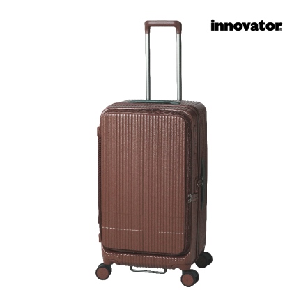 Innovator 26吋 雙前開剎車拉桿箱 INV50 榛果可可, , large