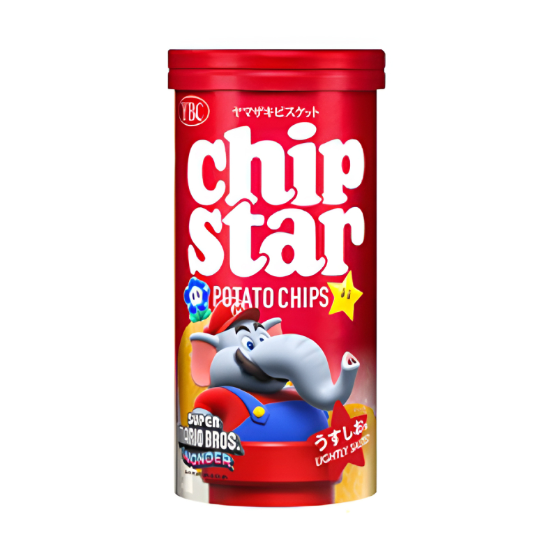 YBC thin salted potato chip jar, , large