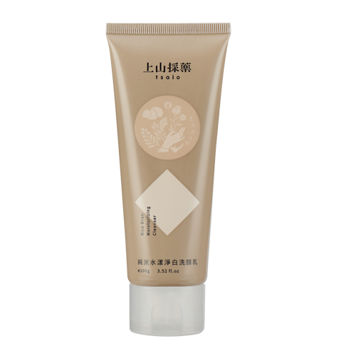 上山採藥純米水漾淨白洗顏乳100g, , large
