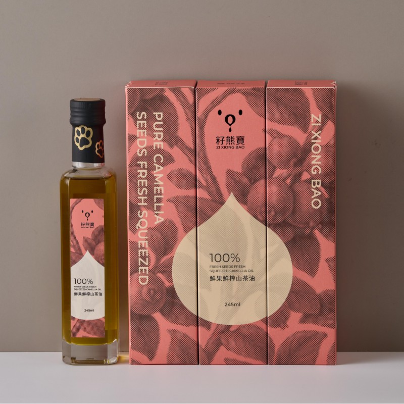 [ZI XIONG BAO CAMELLIA OIL] FRESH SEEDS FRESH SQUEEZED CAMELLIA OIL 245mlx 2 bottles, , large