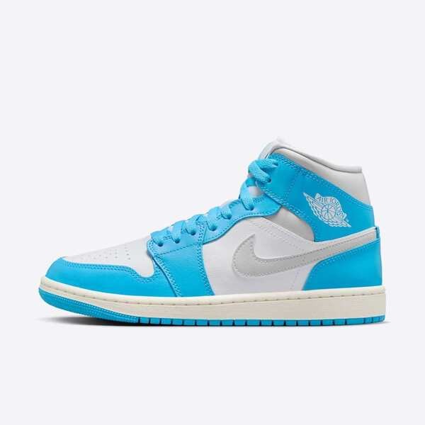 Kixpress-Nike Wmns Air Jordan 1 Mid 男女 運動休閒鞋 中筒 AJ1 水藍 [BQ6472-400], , large