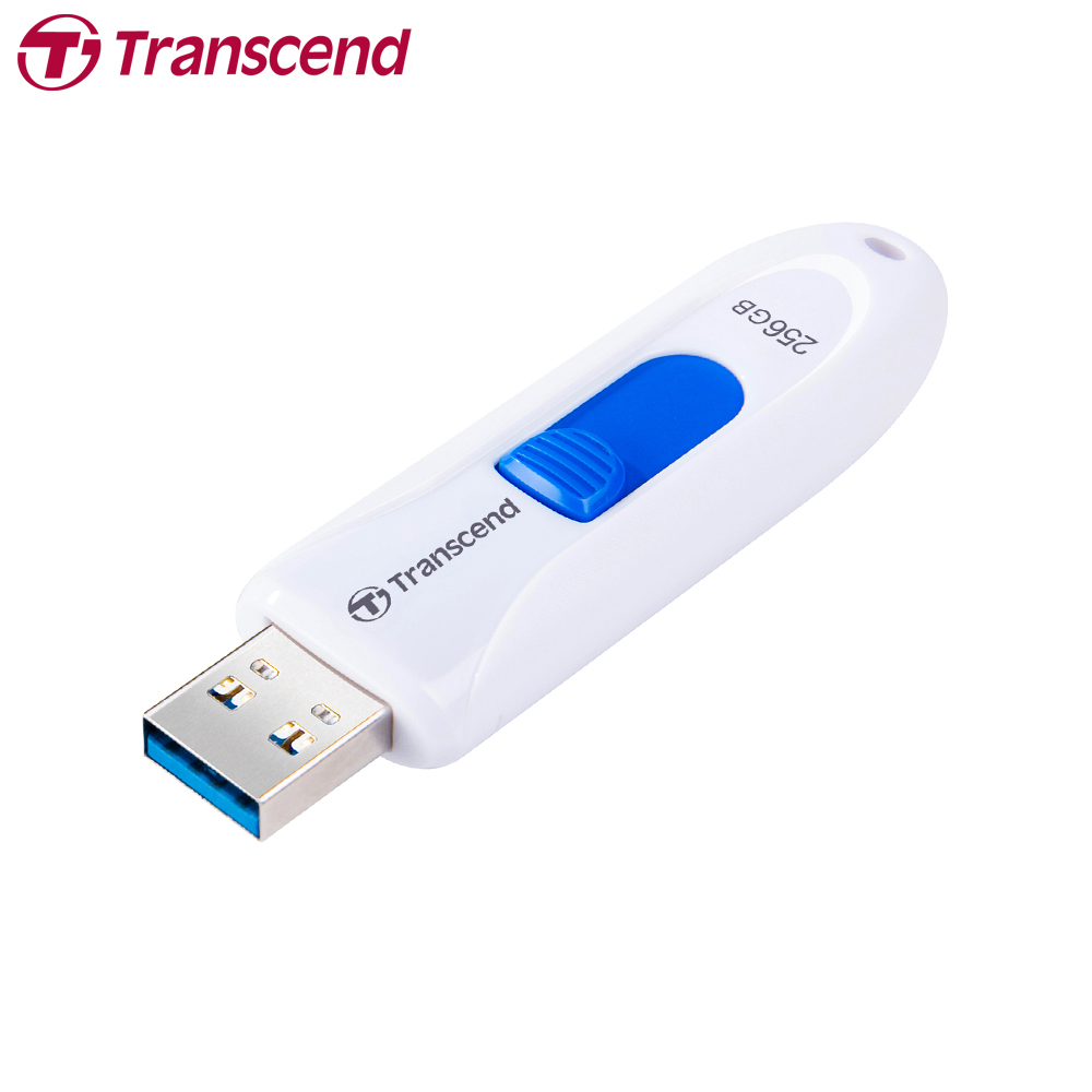 【Transcend】創見 JetFlash 790 USB 3.1 256GB 白色 高速隨身碟 保固公司貨, , large