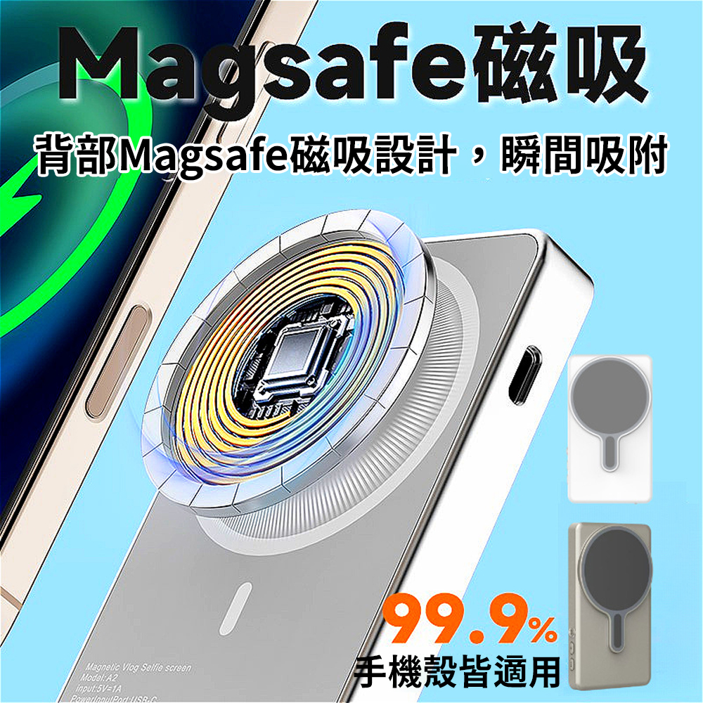 Live Streaming Essential 【Mobile Selfie Screen Mirroring Device】&mdash;easily view yourself using the rear camera. Supports multiple devices, features a mini screen projection, and comes with auto-focus., , large