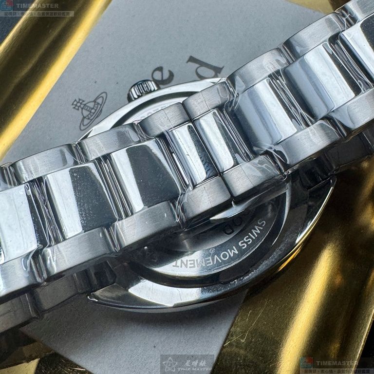 [星晴錶業]Vivienne Westwood手錶,38mm,VW30318幾何立體圖形, Tiffany藍錶面銀錶殼銀色精鋼錶帶款, , large