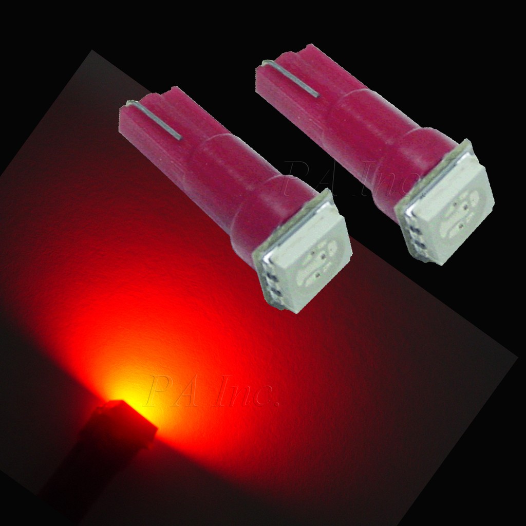 【PA LED】T5 T6.5 SMD LED 排檔燈 儀表燈 中控燈 冷氣燈 面板燈 檔位燈 紅 藍 綠 白 紫, , large